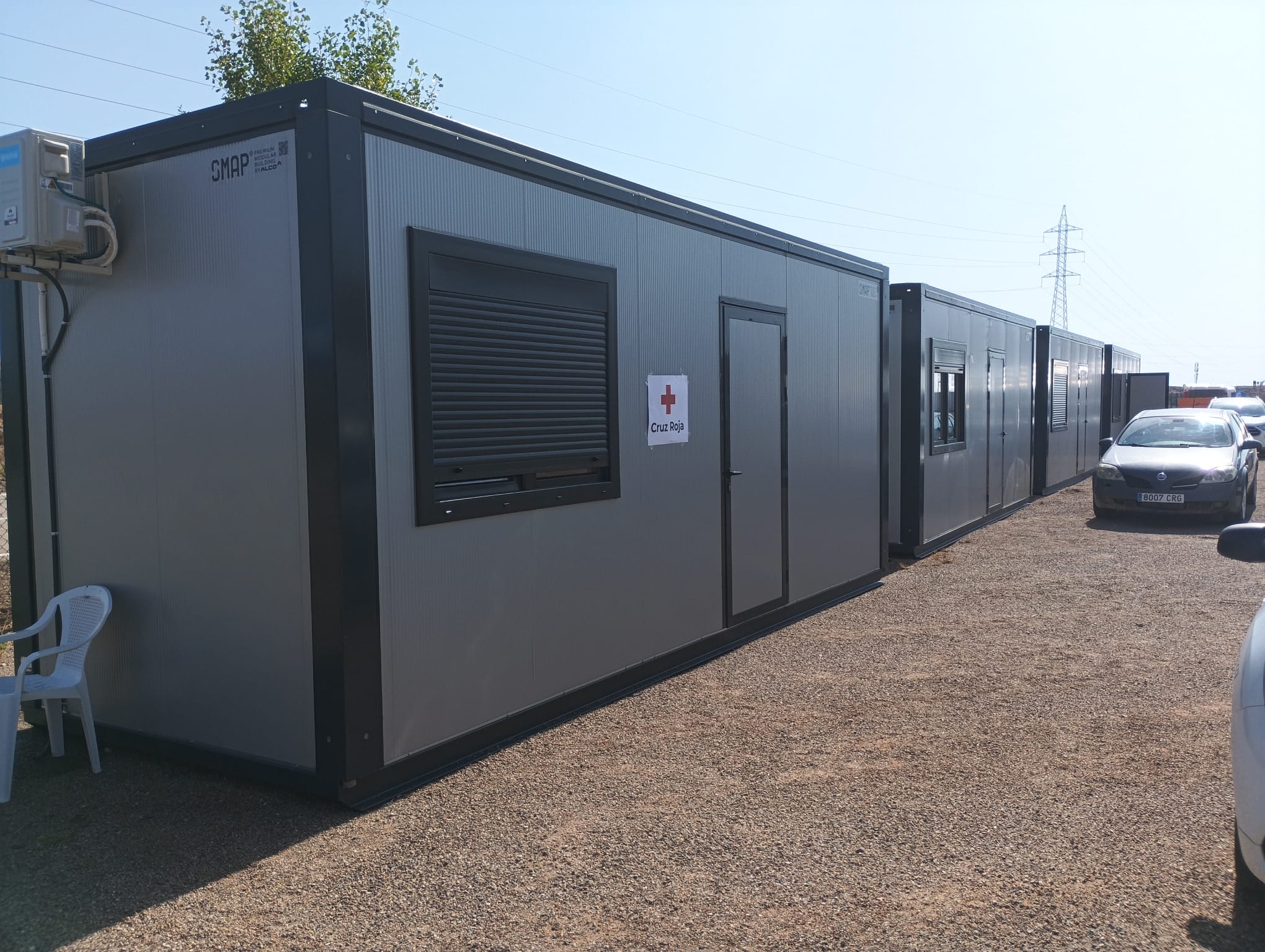 Módulos prefabricados ALCO e instalaciones de MotorLand Aragón para el operativo del eclipse solar